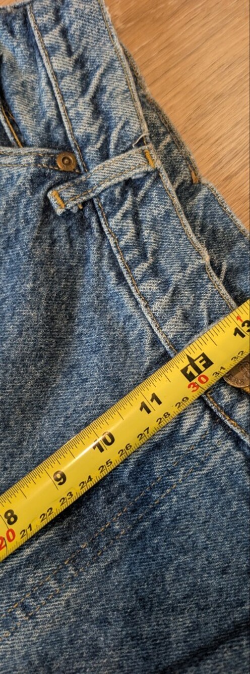 Lee High Rise Blue Cotton Mom Jeans Vintage - Picture 7 of 9